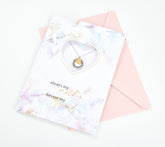 Diamonique Mother's Day Necklace & Greeting Card, Mom
